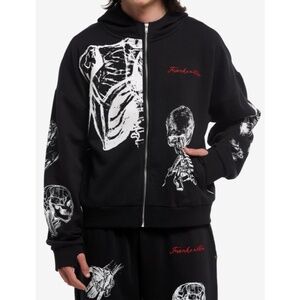 nwt frankenstein anatomy sketch hoodie M netflix x hot topic sold out!